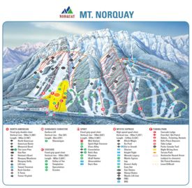 Mount Norquay map