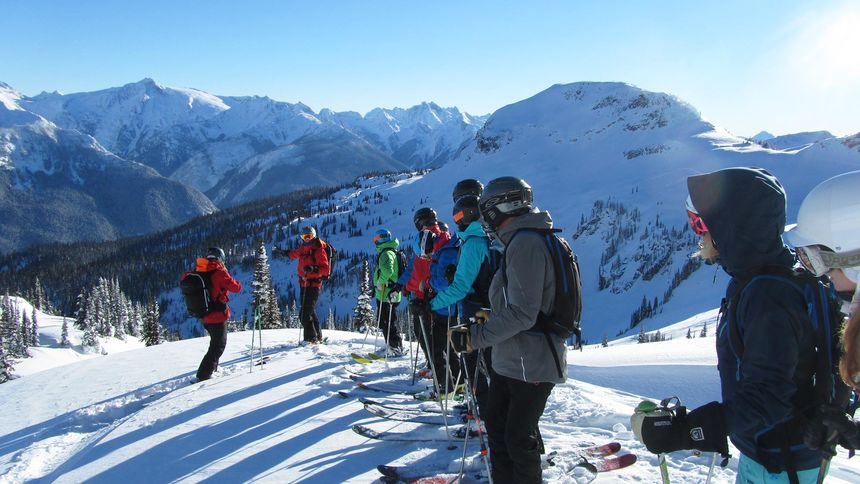 Cat skiing Monashees