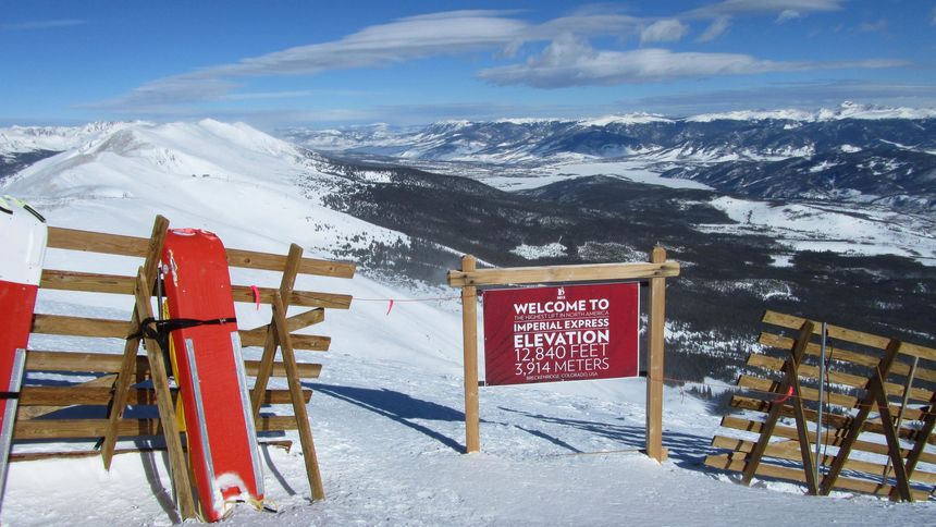 imperial express highlest lift in north america breckenridge