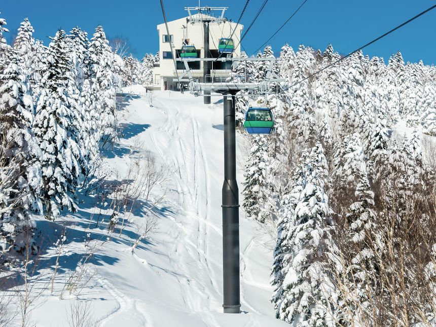 chairlift at Shiga Kogen