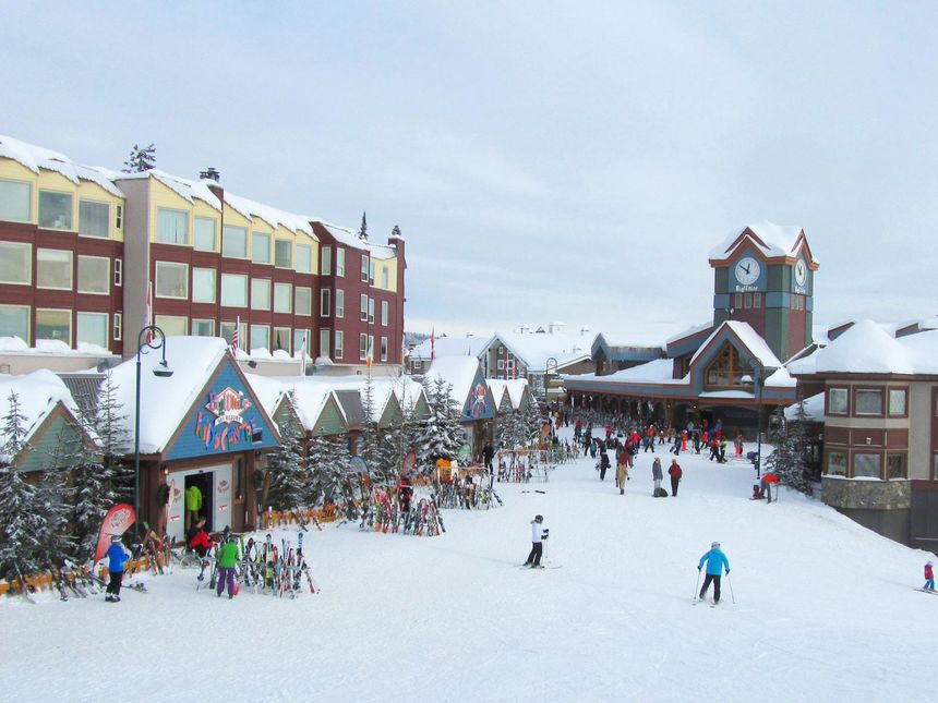 Big White Canadas biggest ski in ski out village