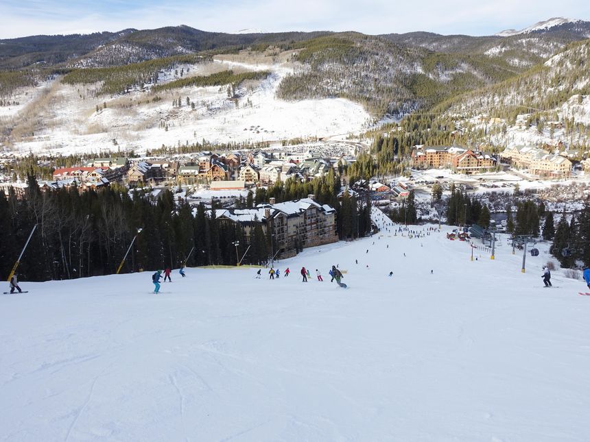 River Run base area at Keystone ski resort