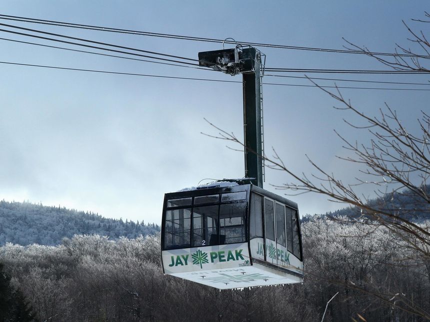 Jay Peak aerial tram Vermont