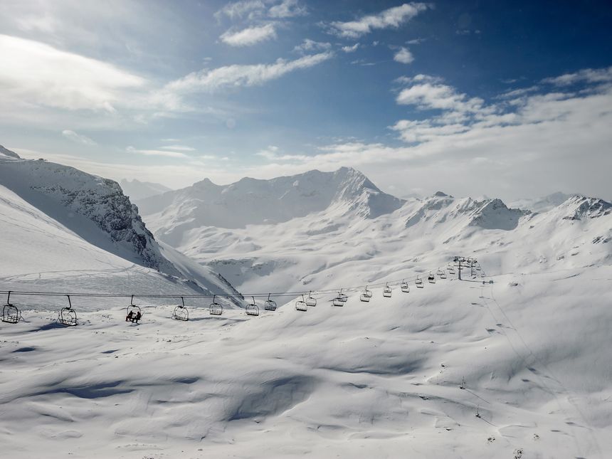 Val disere ski resort France
