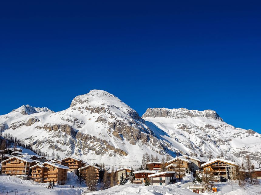Val disere town ski resort