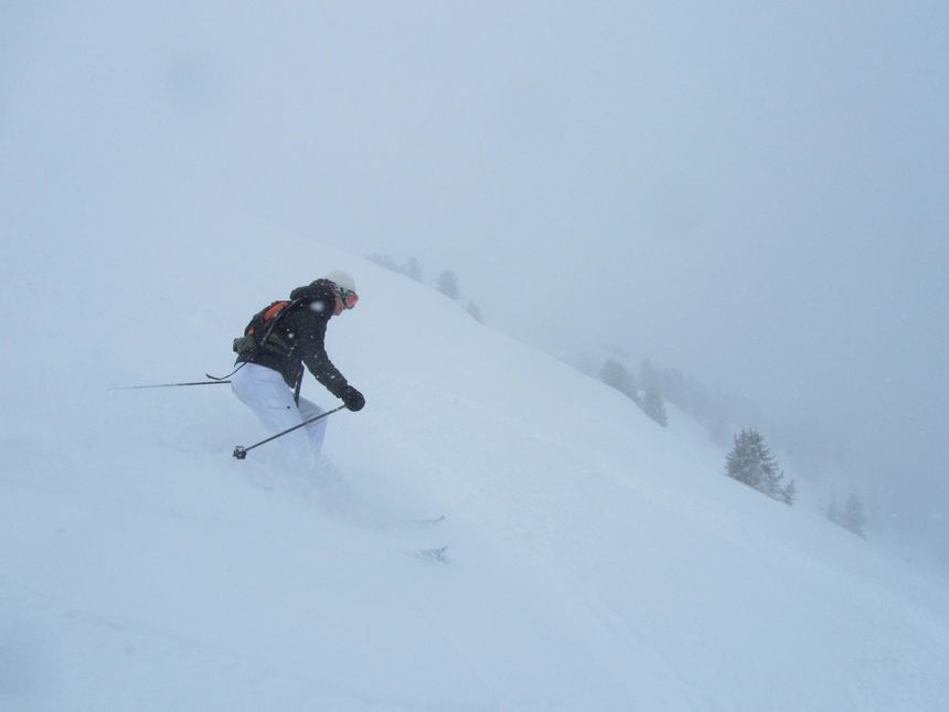 powder day Austrian Alps St Anton