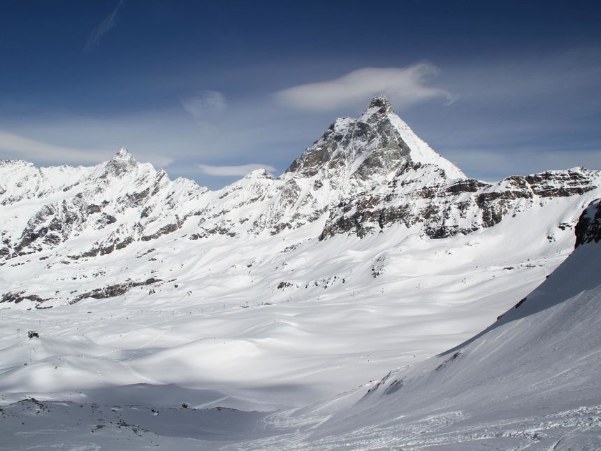 off piste terrain Cervinia