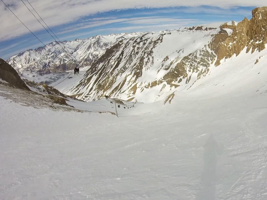 Las lenas ski resort chairlift