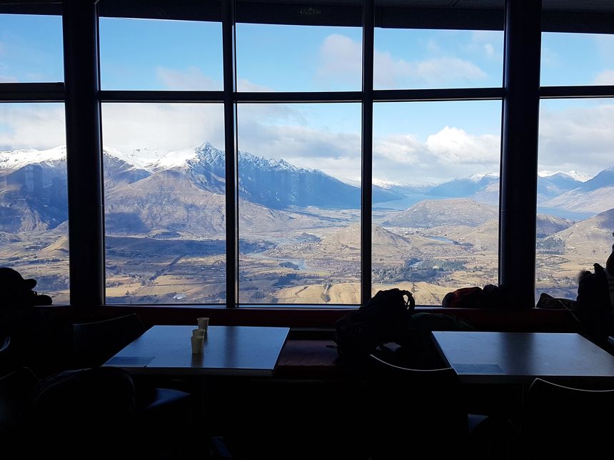 Mountain views from Coronet Peak